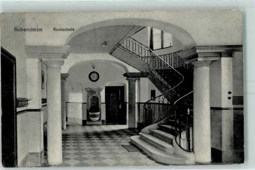Sobernheim 1913 Realschule Treppenhaus