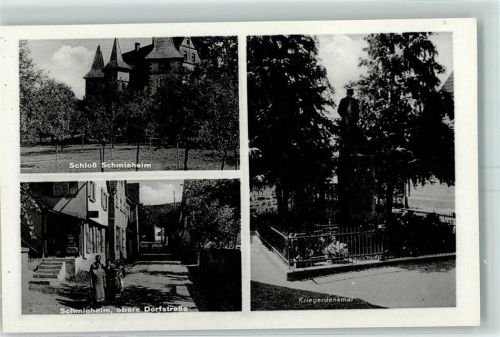 Schmieheim Schloss Obere Dorfstraße Kriegerdenkmal