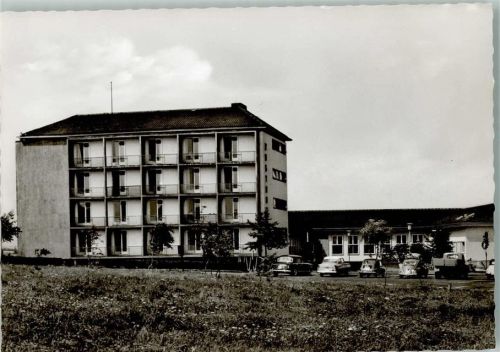 Kassel Rasthaus Kassel Pächter Henkel Foto ca 1960 AK