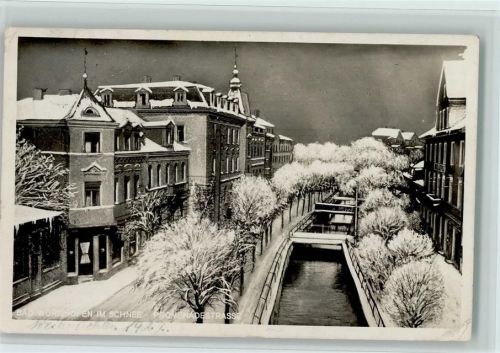 Bad Wörishofen Promenadenstrasse Winteraufnahme