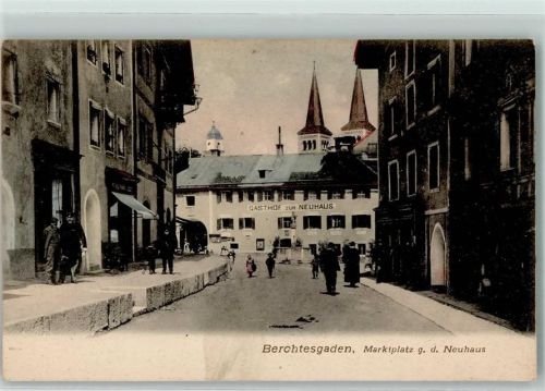 Berchtesgaden Marktplatz Gasthaus Zum Neuhaus