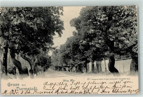 Darmstadt 1901 Schepp Allee