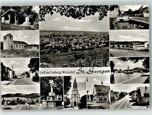 St. Georgen Sängerruhe Lukaskirche Uffhausen Schönberg Georgsbrunnen St. Georgskirche Rathaus Am Dorfbach Schule Strandbad Steinwender