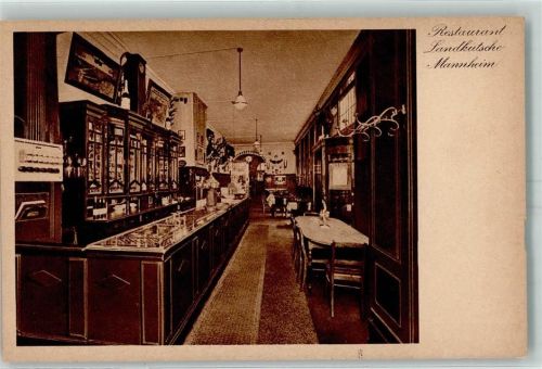 Mannheim Gasthas Landkutsche Bes. Ed. Schlipf