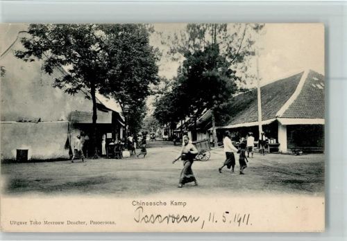 Pasuruan Chineesche Kamp Ort handschriftlich