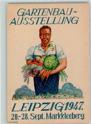 Leipzig + Sonderstempel SST 1947 AK