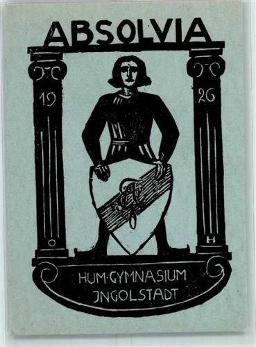 Ingolstadt 1926 Absolvia Hum-Gymnasium