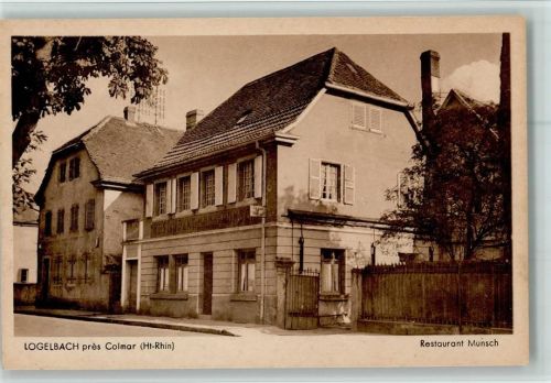 Wintzenheim 1916 Logelbach - Restaurant Munsch, gute Erhaltung AK