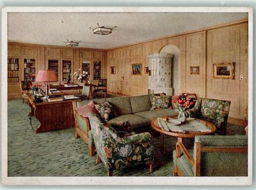 Obersalzberg Nr. 467 Arbeitszimmer des Führers