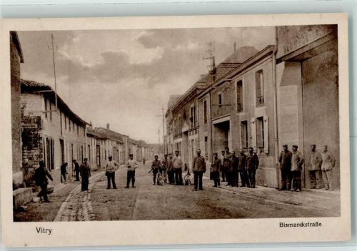 Vitry-en-Montagne 1915 Bismarckstraße Deutsches Militär WK I AK