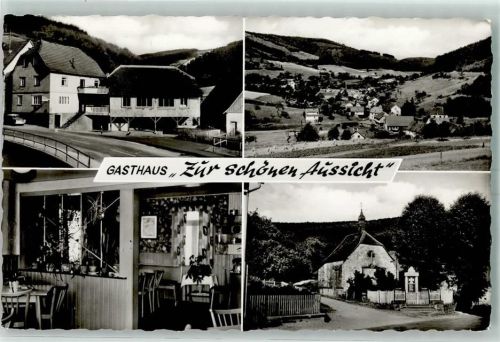 Schöllenbach Gasthaus Zur schönen Aussicht Bes Jakob Scheuermann