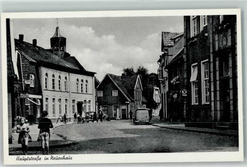 Neuenhaus Hauptstraße Oldtimer Fahrrad