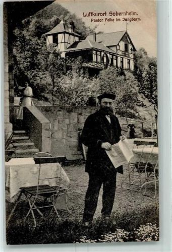 Sobernheim Pastor Felke im Jungborn