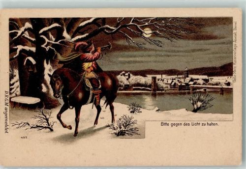 1899 Gebr. Metz Nr. 495 Trompeter von Säckingen AK