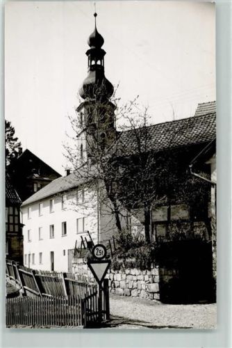 95367 W8651 Trebgast Foto AK Dorfgasse AK Geschichte Probedruck Ort handschriftlich