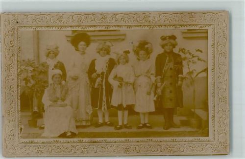 Plattling 1910 Gruppenaufnahme Ort lt. Stempel