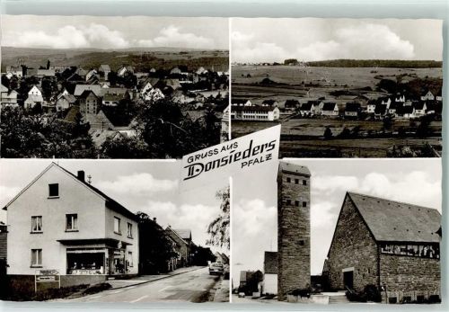Donsieders Rückseite mit Kleberesten bzw Abschürfungen