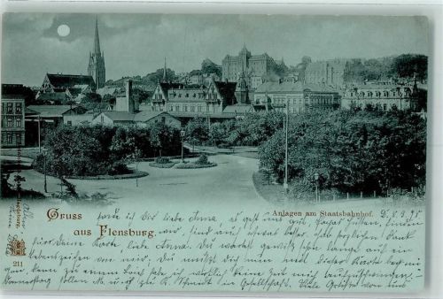 Flensburg Anlagen am Staatsbahnhof