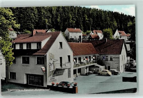 63637 W6485 Burgjoß - Gaststätte Pension Burgfrieden