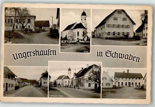 Ungershausen Schule Kirche Gasthaus Hauptstraße Molkereigenossenschaft Landpost