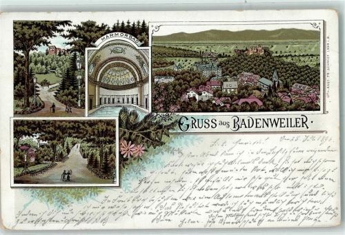 Badenweiler 1896 Marmorbad