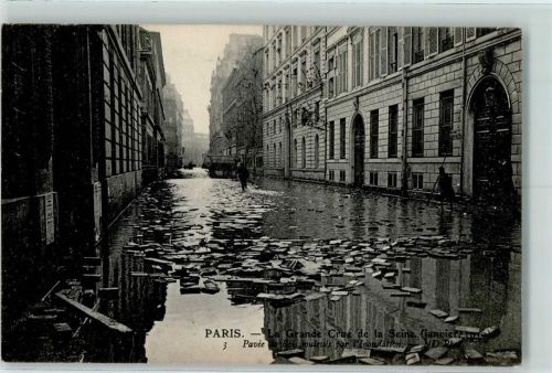Paris 1910 La Grande Crue de la Seine