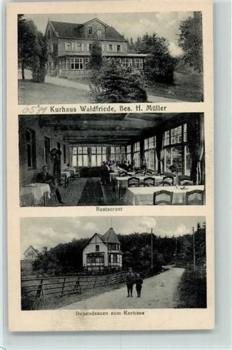 Waldfriede Kurhaus Waldfriede Restaurant Dependancen zum Kurhaus