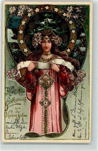 1903 Golddruck Tannenbaum