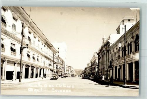 Guayaquil Straße Autos Geschäfte