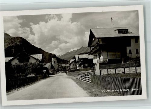 St. Anton 1931 Strassenpartie - gute Erhaltung AK