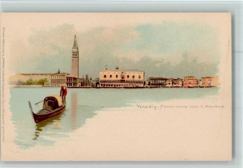 Venezia 1898 Meissner & Buch Serie Venedig 1011- sehr gute Erhaltung AK