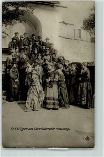 Schärding Innere Stadt 1910 XXI Typen aus Oberösterreich