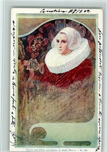 1902 Frauen alter Zeiten und Länder - Verlag Sockl Nr. 295 AK