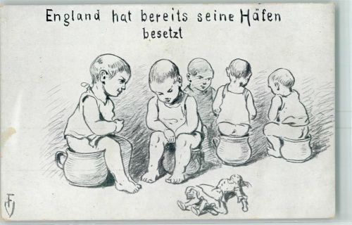 England hat bereits seine Häfen besetzt - Nachttopf Politik