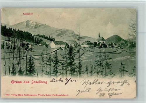 Annaberg 1901 Josefsberg - Partie bei der Kirche AK