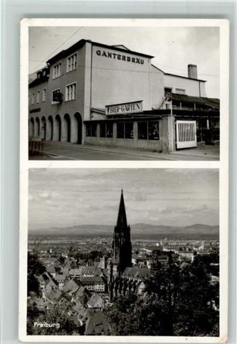 79843 W7827 Löffingen 1957 - Biergarten Ganterbräu AK Gute Erhaltung