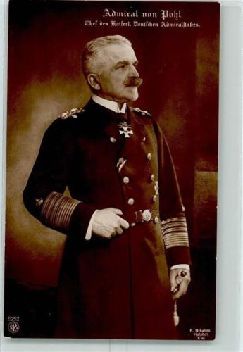 1915 NPG 5252 Admiral von Pohl Orden AK