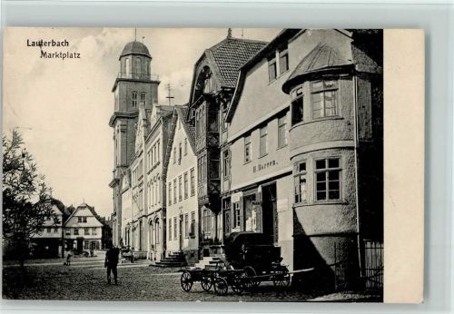 Lauterbach Marktplatz Geschäft H. Boreen Maggi
