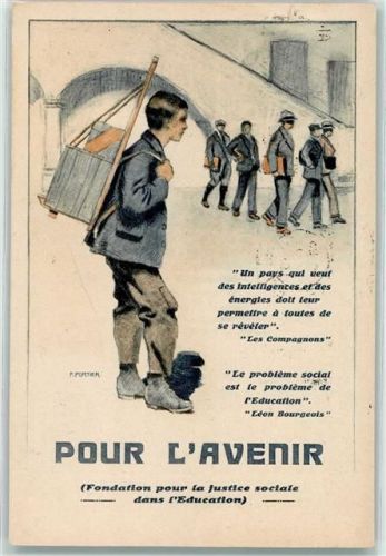 1920 Pour L`Avenir Fondation pour la justice siciale dans Education Stiftung für Gerechtigkeit und Bildung Politik AK