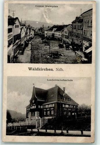Waldkirchen Unterer Marktplatz Landwirtschaftsschule