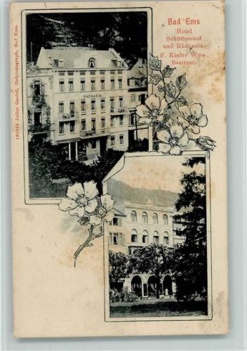 Bad Ems 1906 Hotel Schützenhof AK
