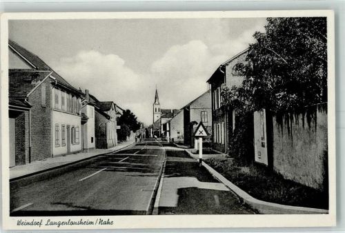 Langenlonsheim Schrift durchschlag