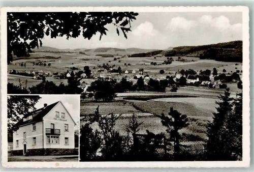 Affolterbach Gasthaus Cafe Überwald Bes A. Gölz Überstempel