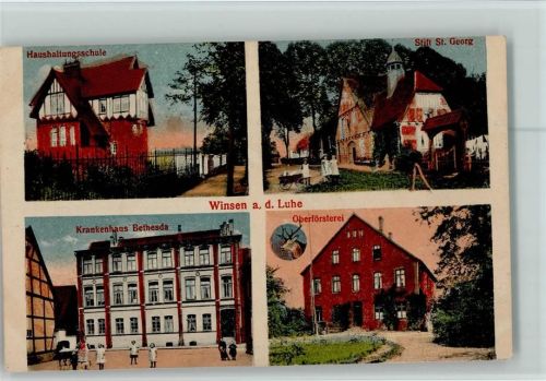Winsen Haushaltungsschule Stift St. Georg Krankenhaus Bethseda Oberförsterei