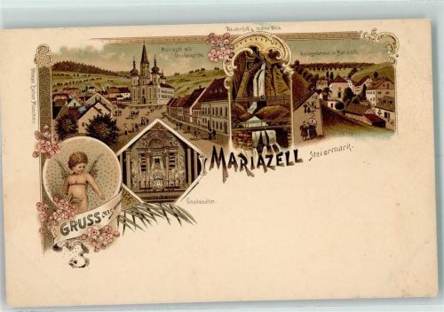 Mariazell Engel Mariazell Gnadenkirche Gnadenaltar Wasserfall Heiligenbrunn
