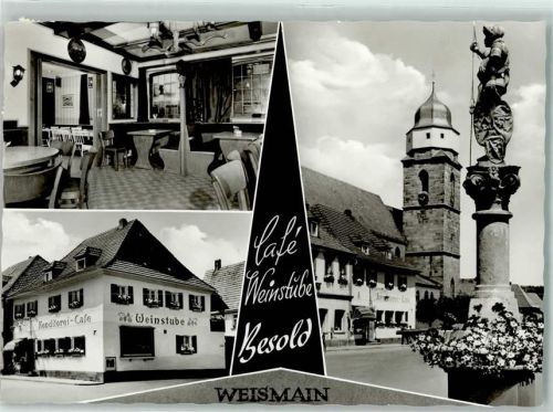 Weismain Cafe Weinstube Besold Brunnen
