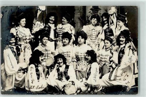 Passau 1908 Schauspielgruppe Bühnenbild
