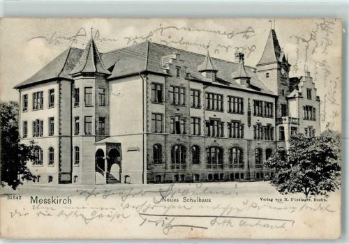 88605 W7790 Meßkirch 1905 - Neues Schulhaus