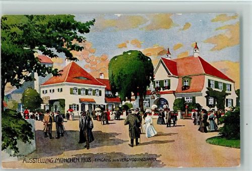 München 1908 Nr. 181 Eingang AK