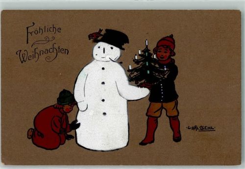 1915 Weihnachten sign. Carl Diehl AK